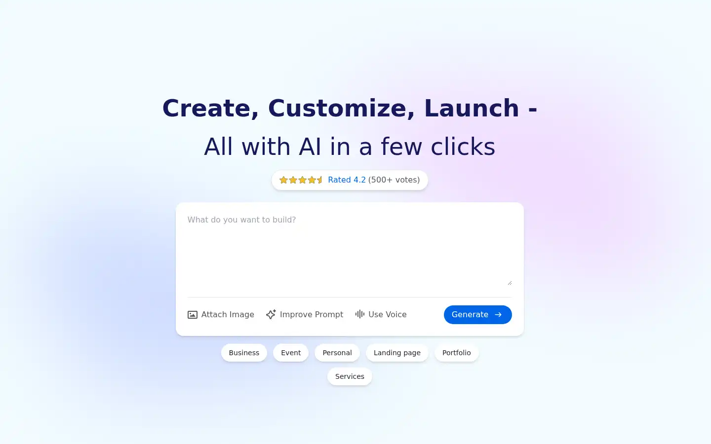 Screenshot of instago.ai