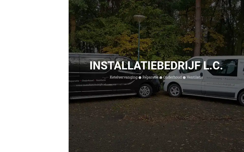 Screenshot of installatiebedrijflc.nl