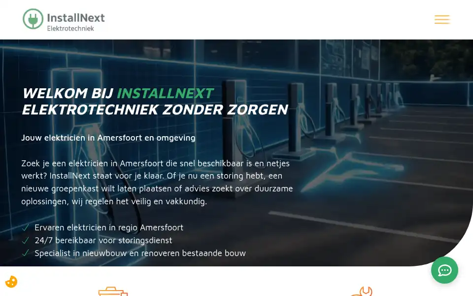 Screenshot of installnext.nl