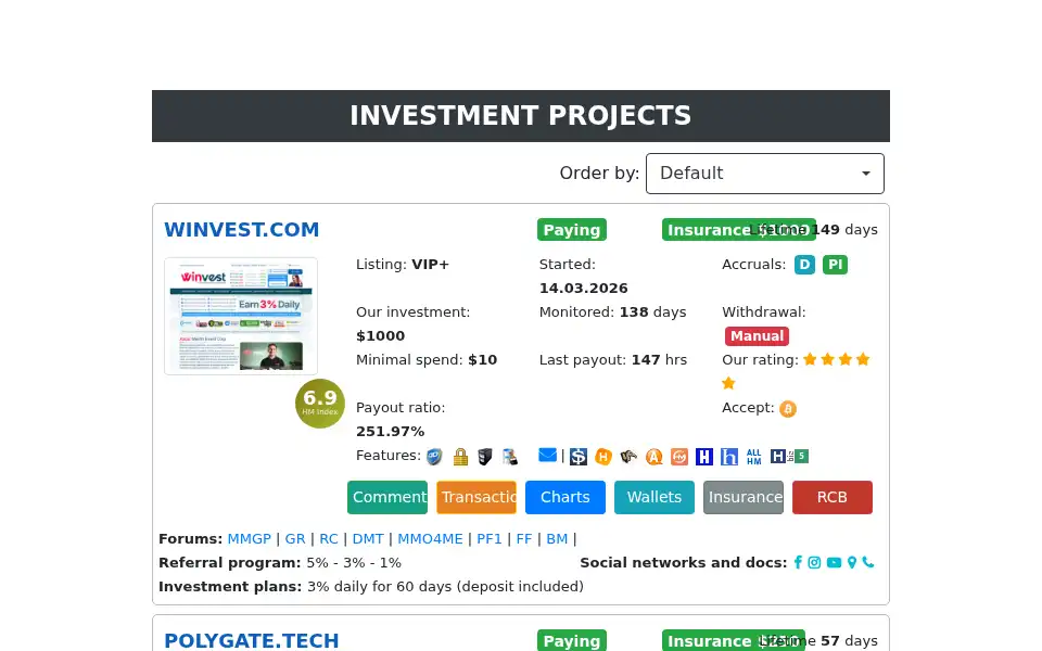 Screenshot of instant-monitor.com