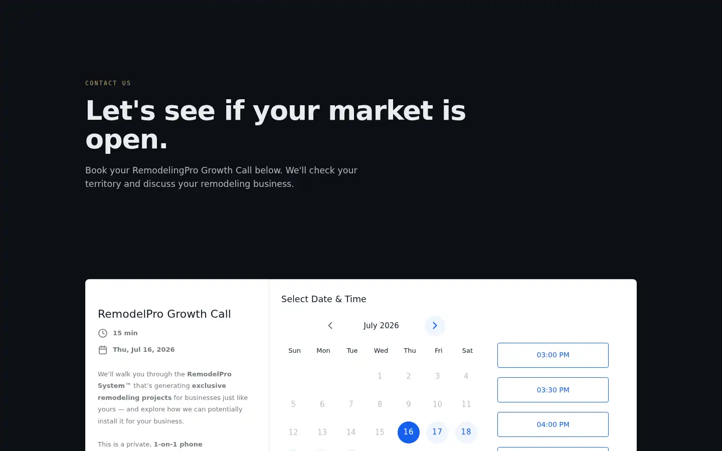 Screenshot of instantappointment-ai.com