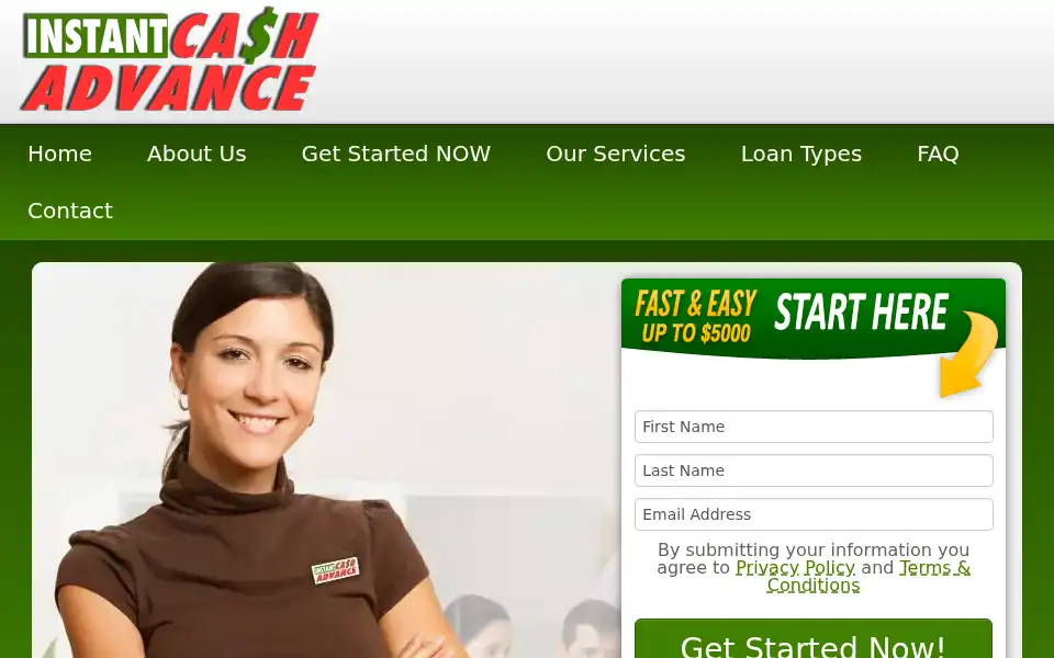 Screenshot of instantcashtime.com