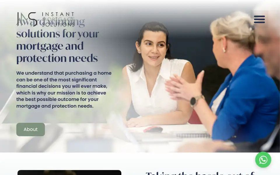 Screenshot of instantmortgagesolutions.co.uk