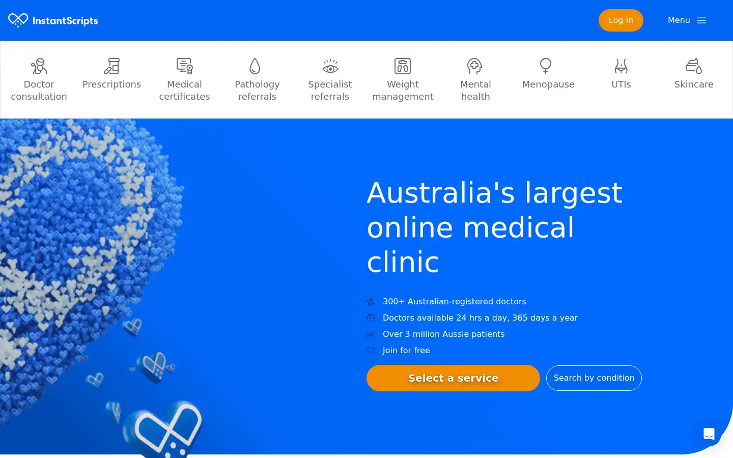 Screenshot of instantscripts.com.au