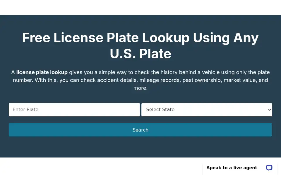 Screenshot of instantvinreports.com