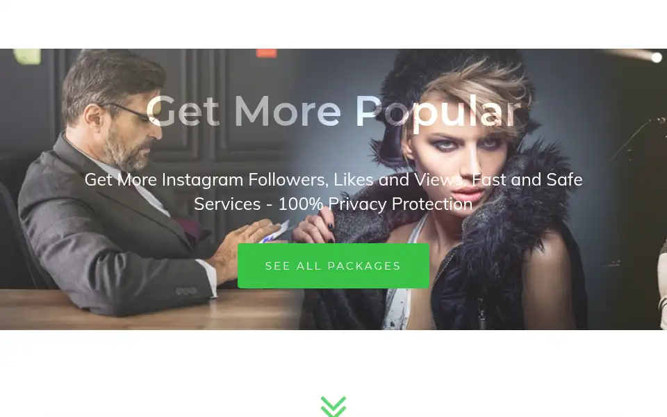 Screenshot of instasocial.co