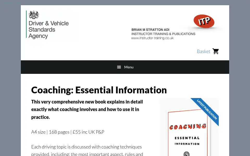 Screenshot of instructor-training.co.uk
