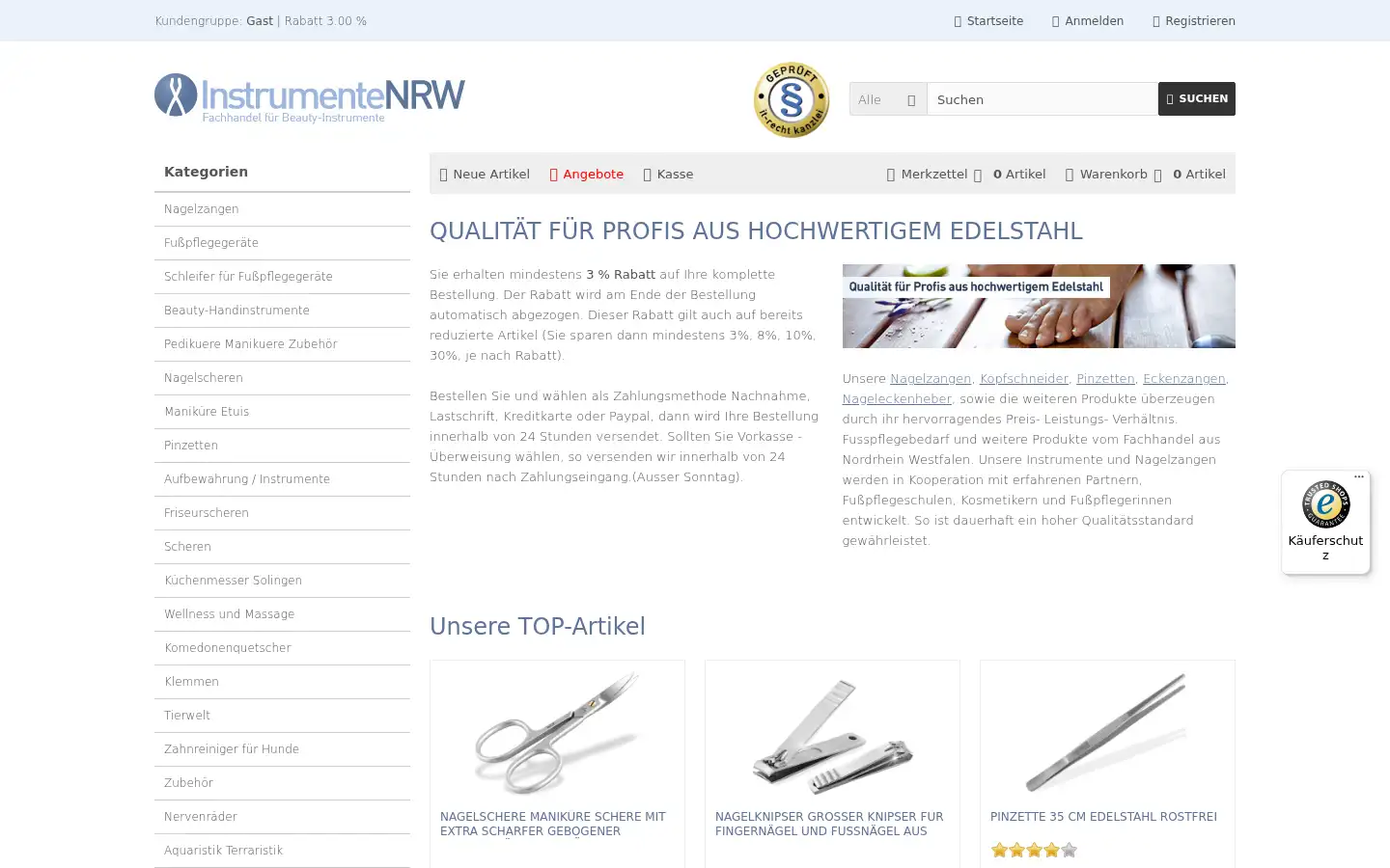 Screenshot of instrumentenrw.de