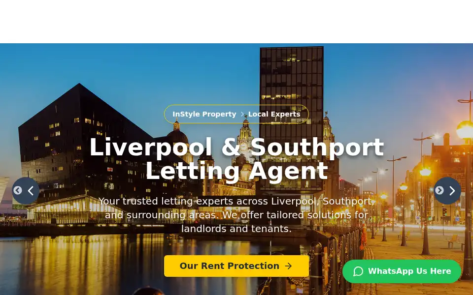 Screenshot of instyleproperty.co.uk