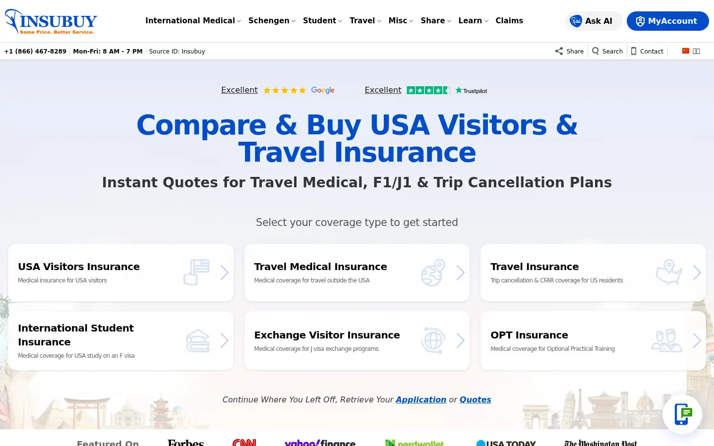 Screenshot of insubuy.com