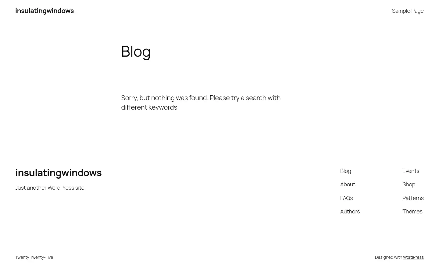 Screenshot of insulatingwindows.co.uk