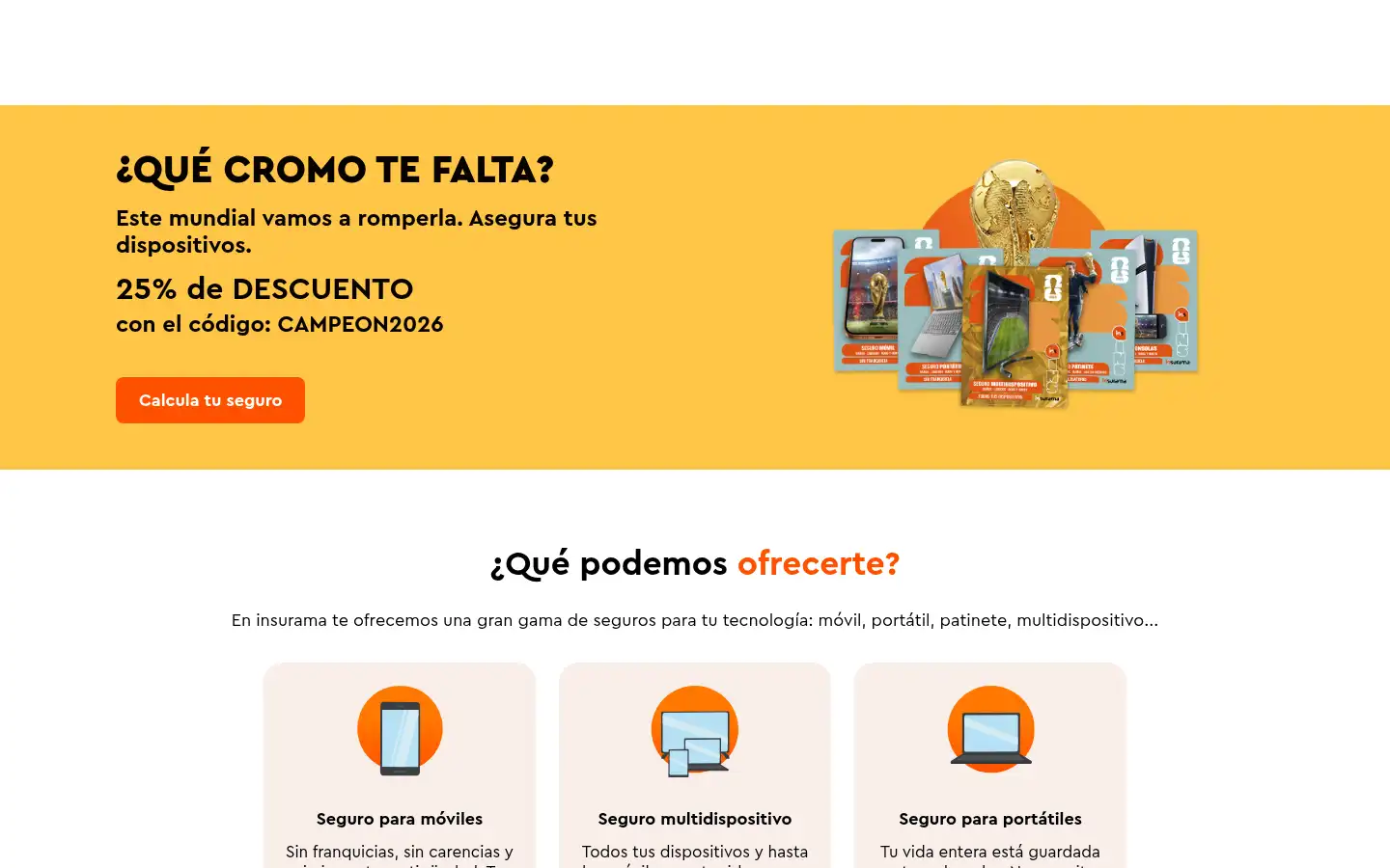 Screenshot of insurama.es