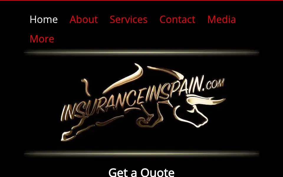 Screenshot of insuranceinspain.com