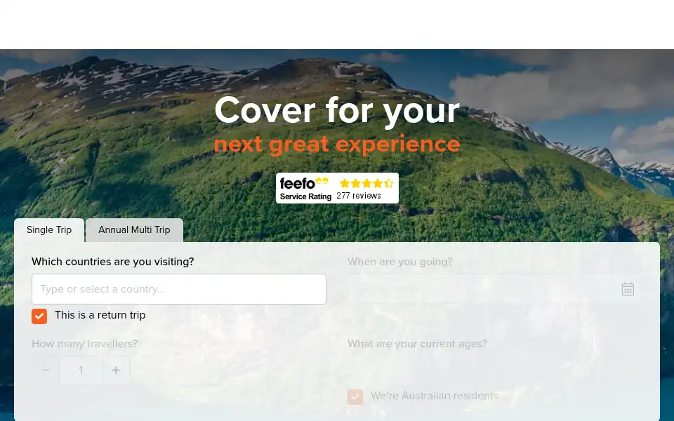 Screenshot of insure4less.com.au