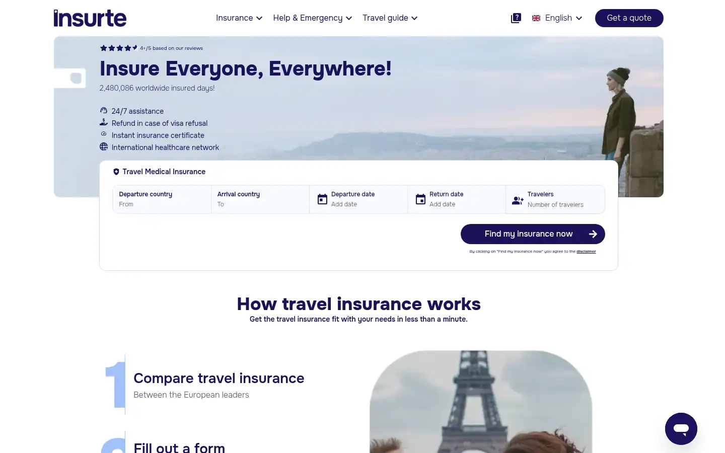 Screenshot of insurte.com
