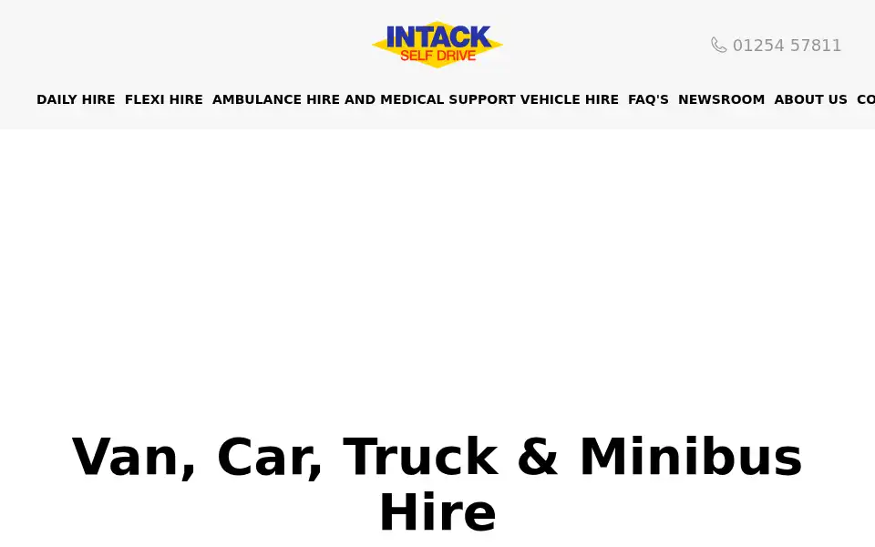 Screenshot of intack.co.uk
