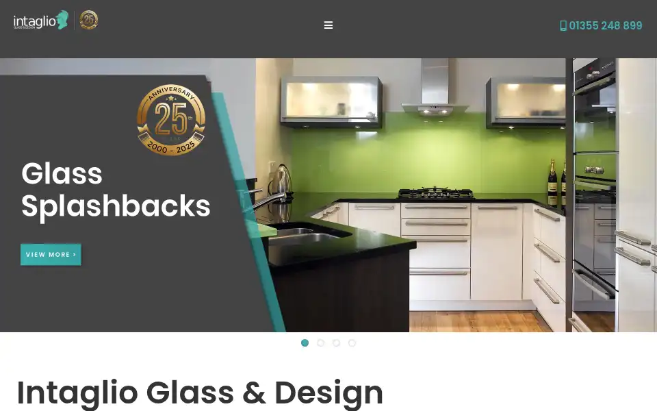 Screenshot of intaglioglass.com