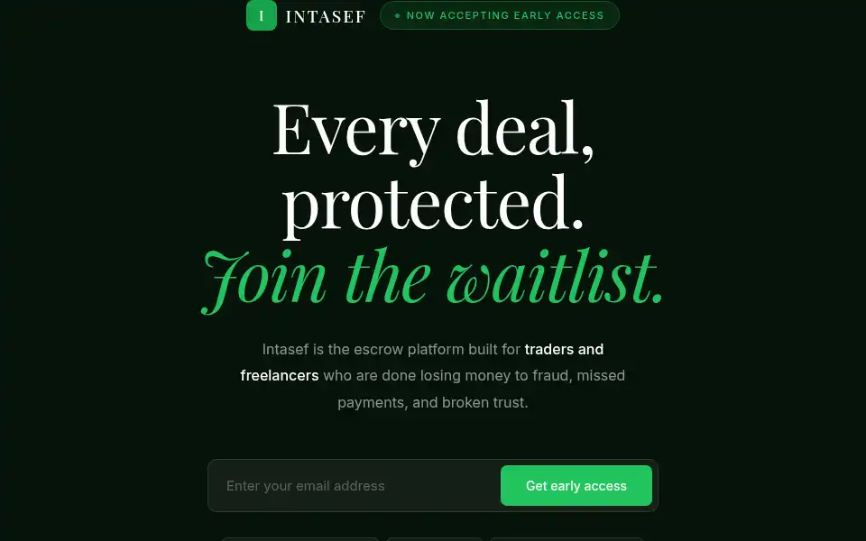 Screenshot of intasef.com