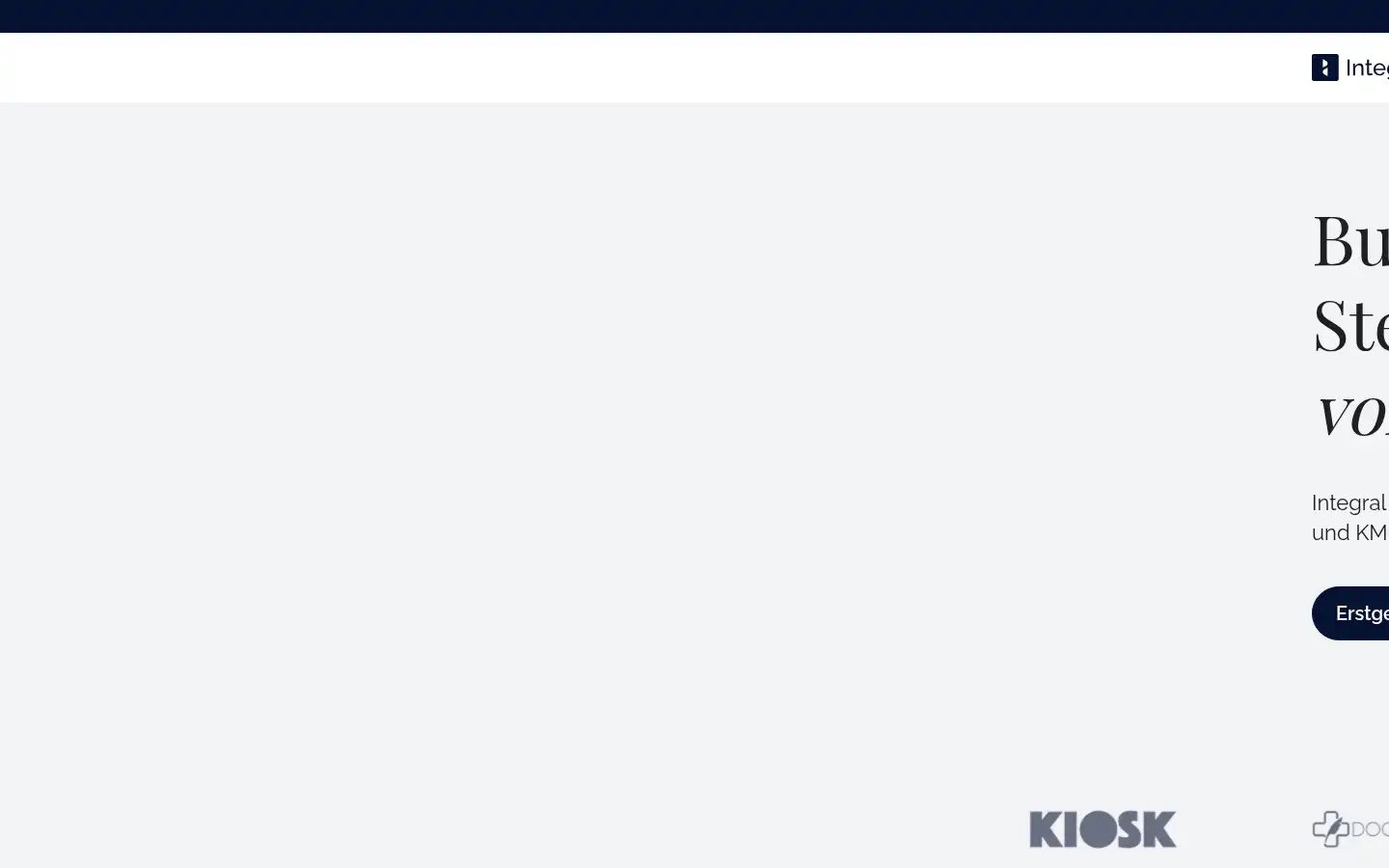Screenshot of integral.de