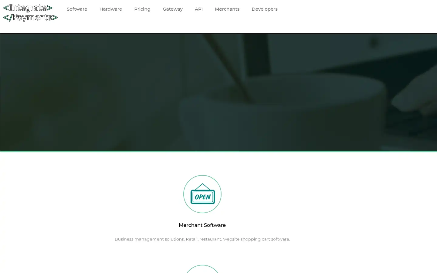 Screenshot of integratepayments.com