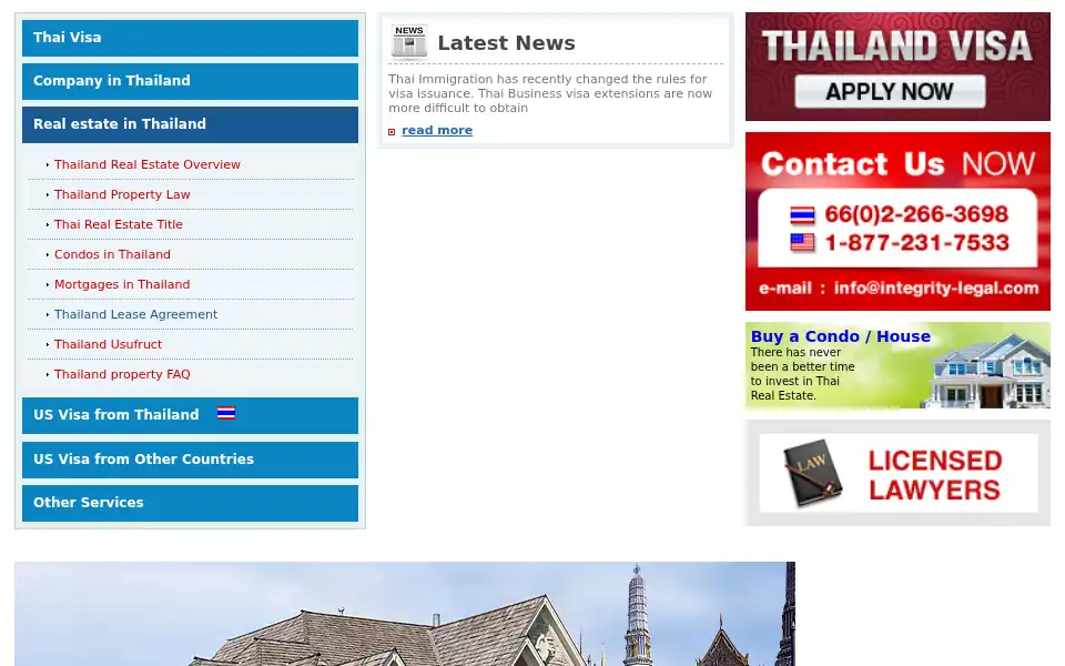 Screenshot of integrity-legal.com