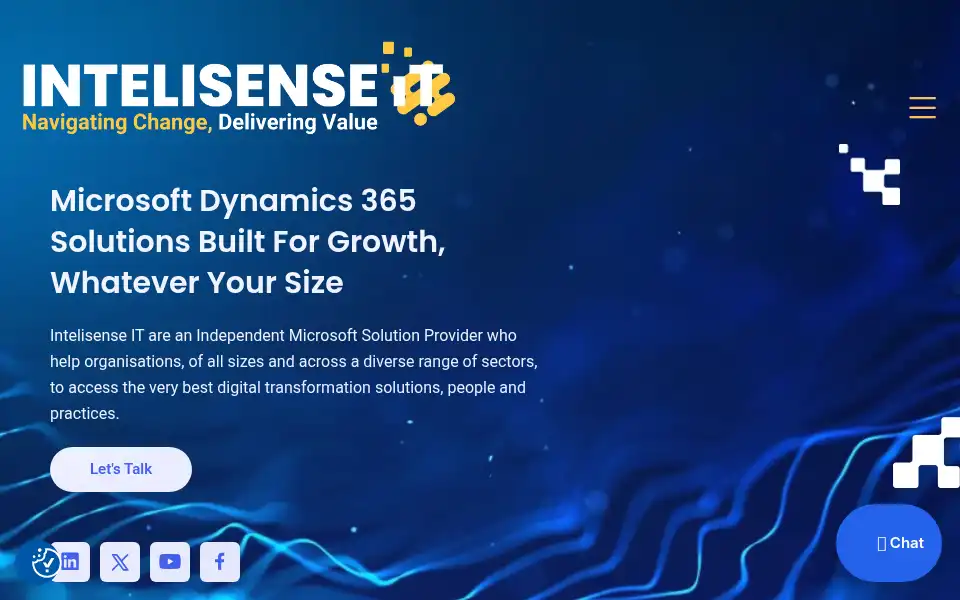 Screenshot of intelisenseit.com