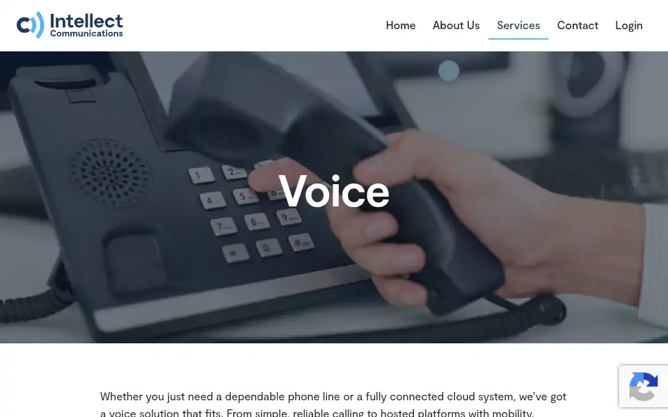 Screenshot of intellect-comms.com