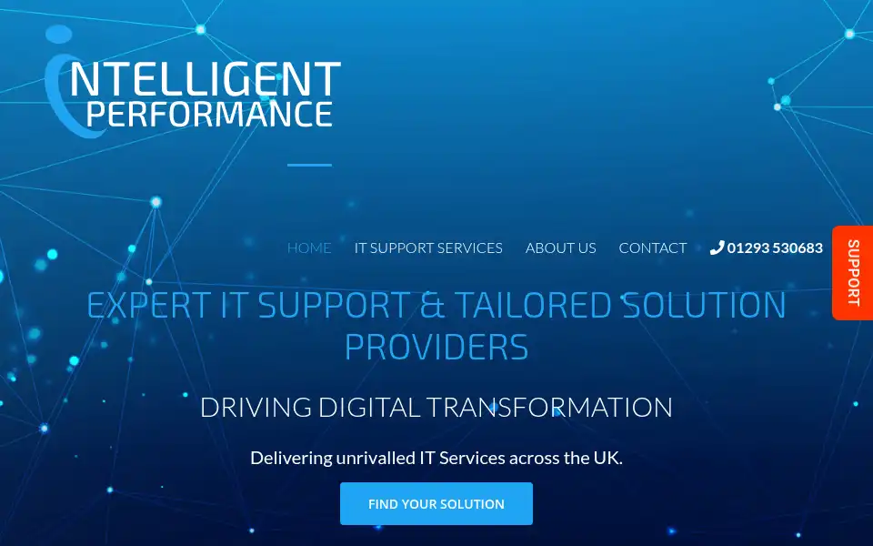 Screenshot of intelligentperformance.co.uk