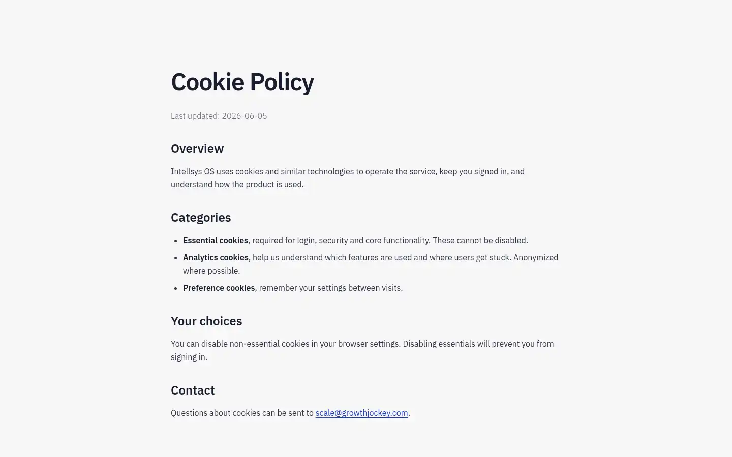 Screenshot of intellsys.ai