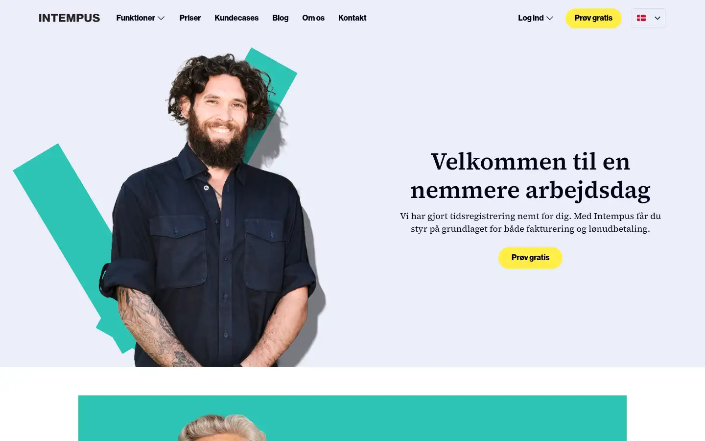 Screenshot of intempus.dk