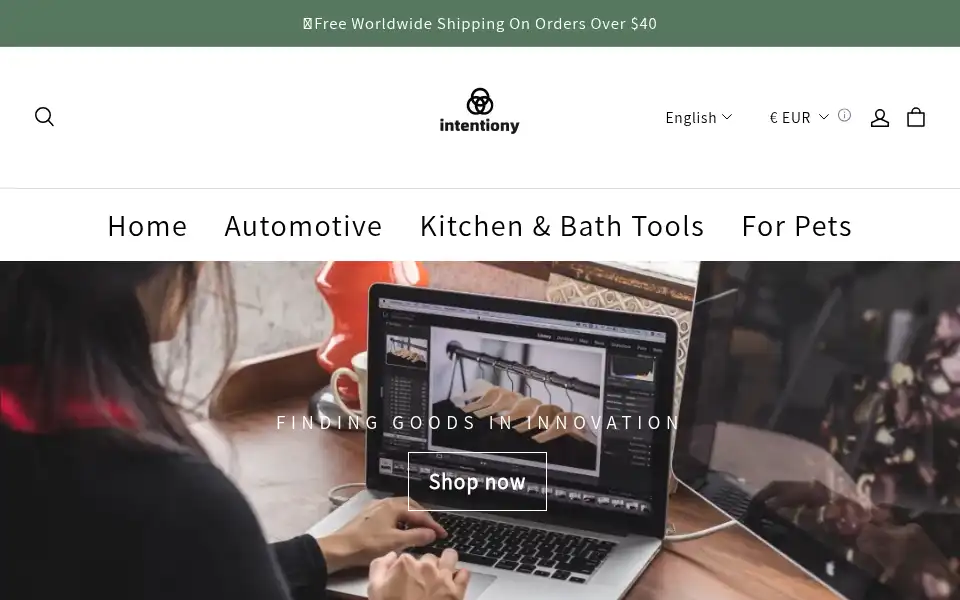Screenshot of intentiony.com