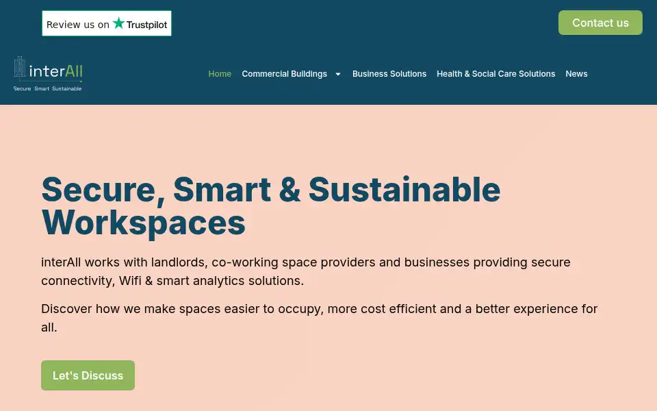 Screenshot of interall.co.uk