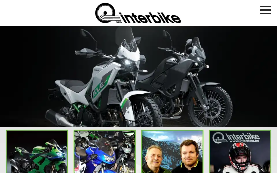 Screenshot of interbike.be