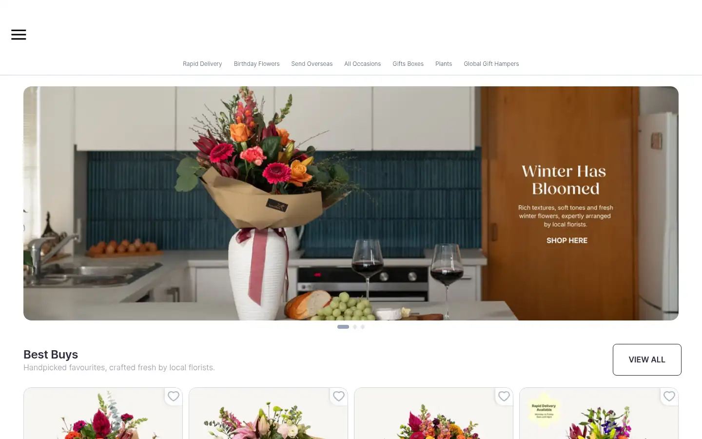 Screenshot of interflora.co.nz