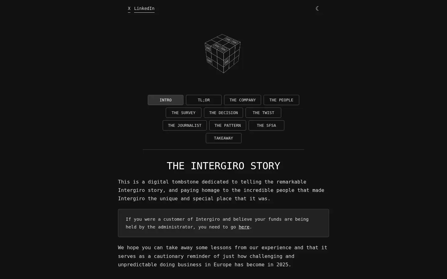 Screenshot of intergiro.com