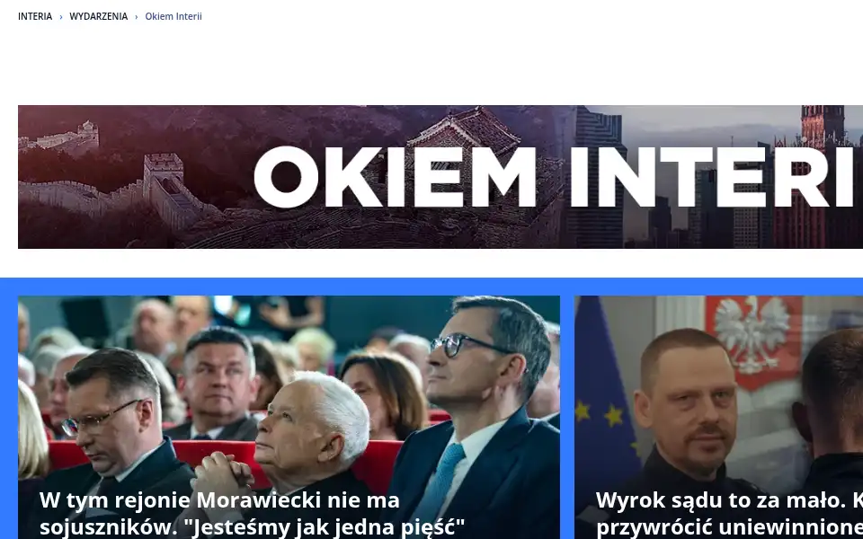 Screenshot of interia.pl