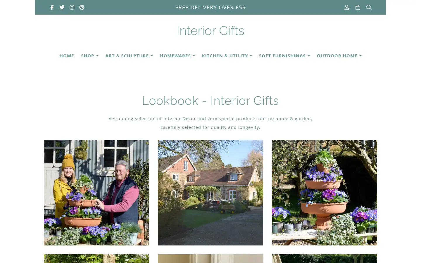 Screenshot of interiorgifts.co.uk