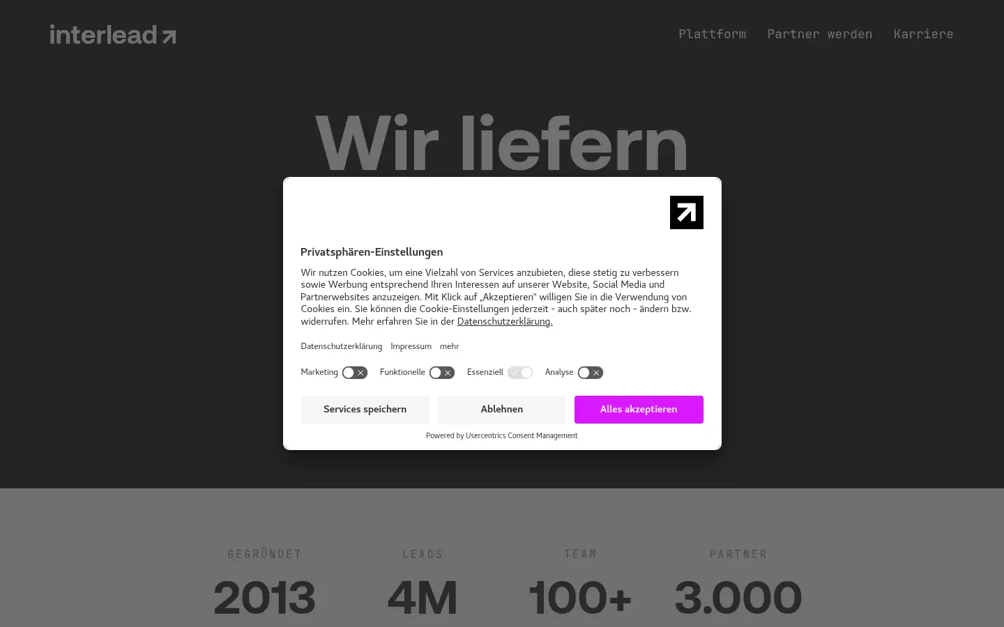 Screenshot of interlead.de