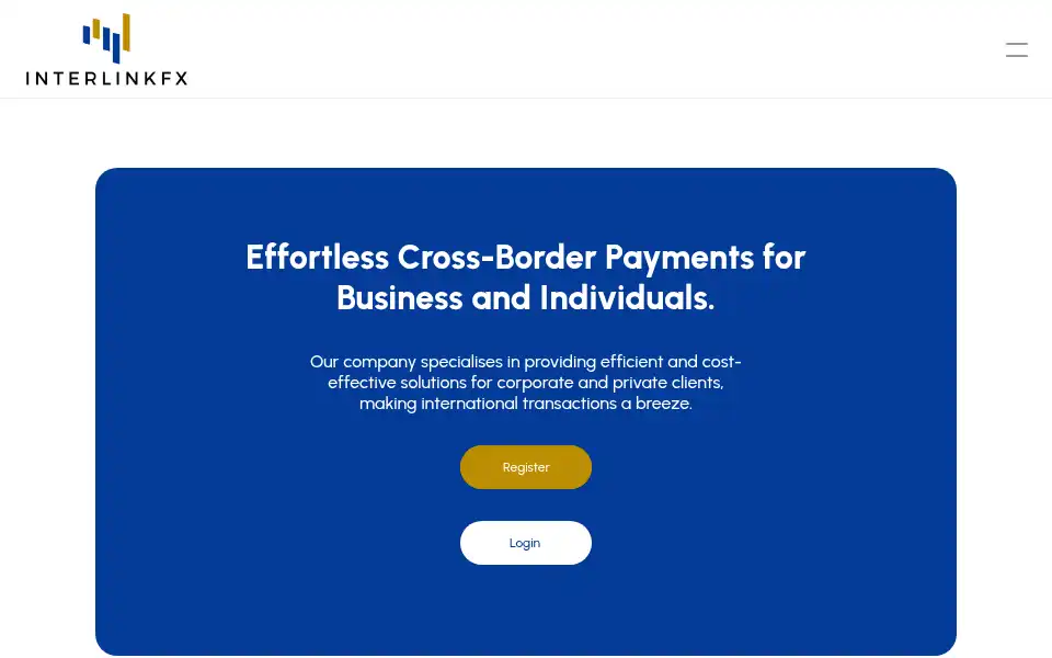 Screenshot of interlinkfx.com