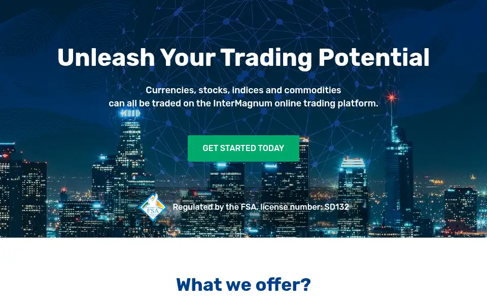 Screenshot of intermagnum.com