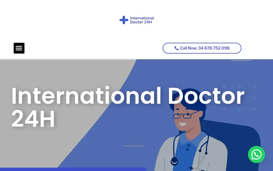 Screenshot of internationaldoctor24h.com