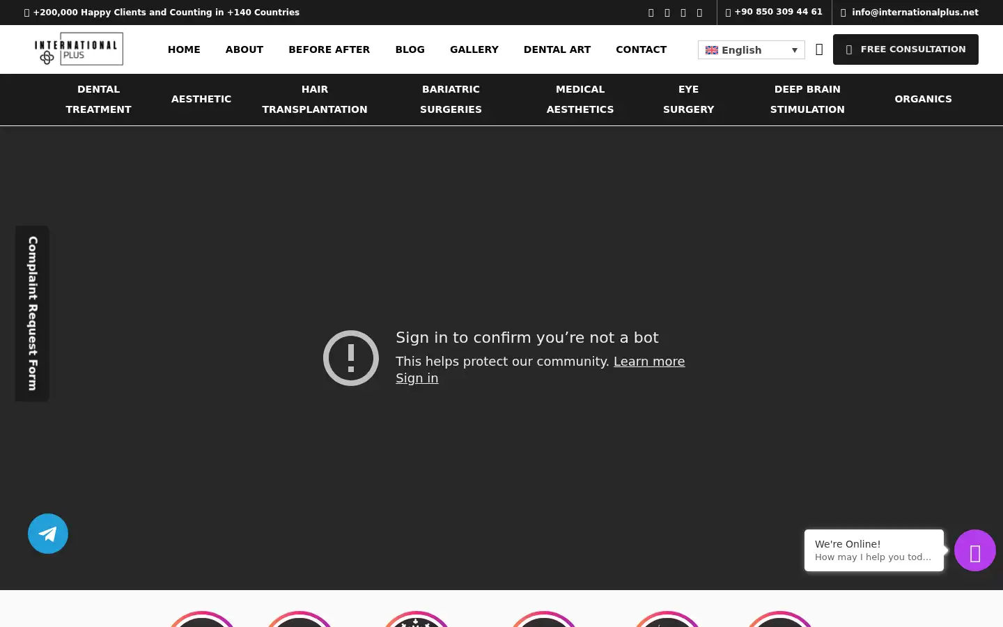Screenshot of internationalplus.net