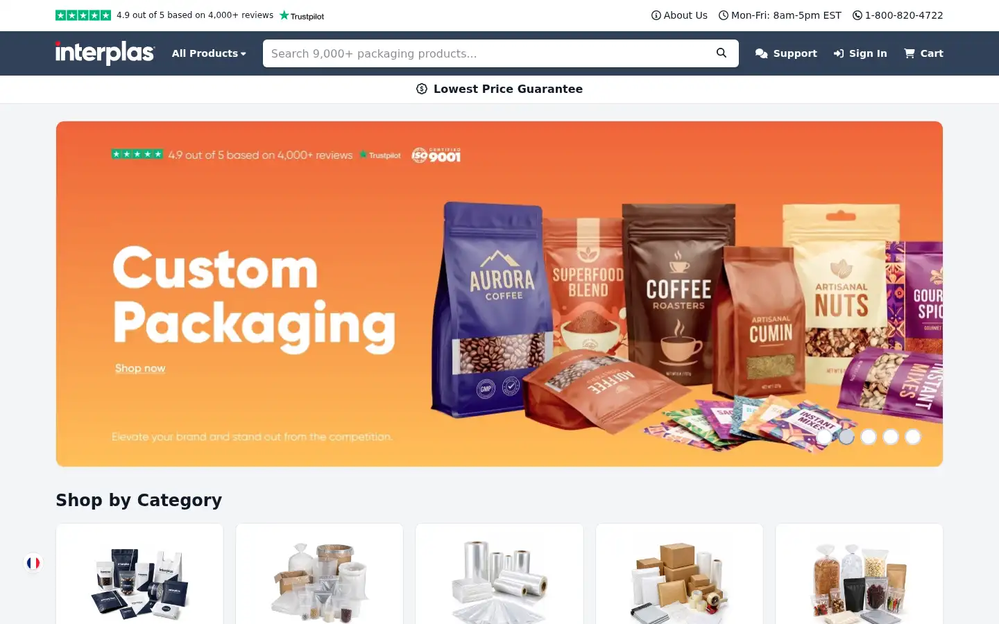Screenshot of interplas.com