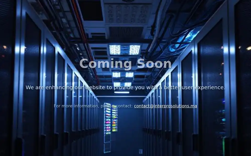 Screenshot of interprosolutions.ma
