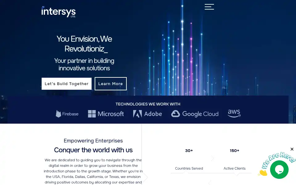 Screenshot of intersyslimited.com
