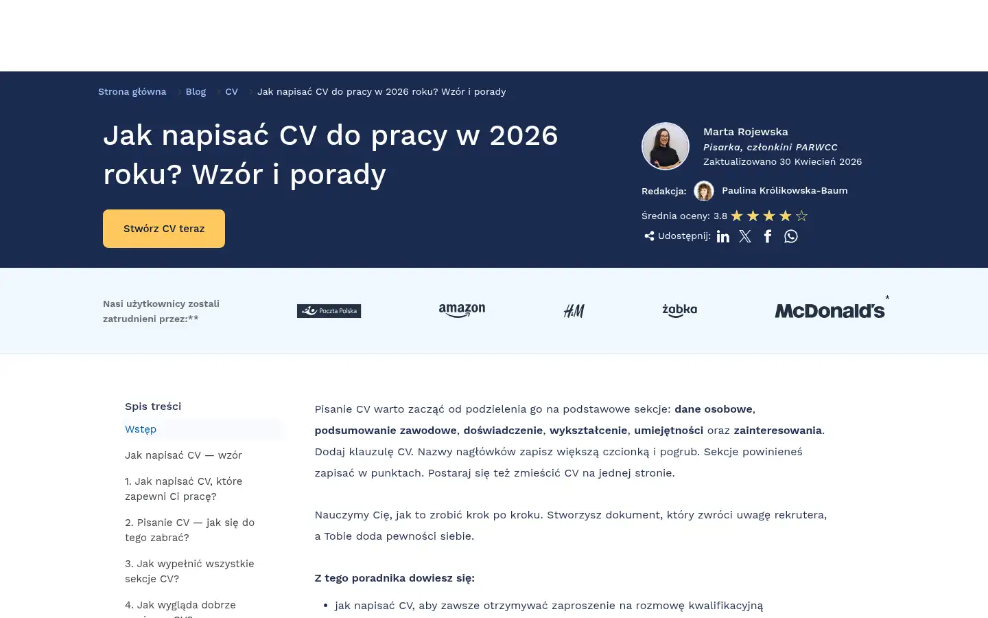 Screenshot of interviewme.pl