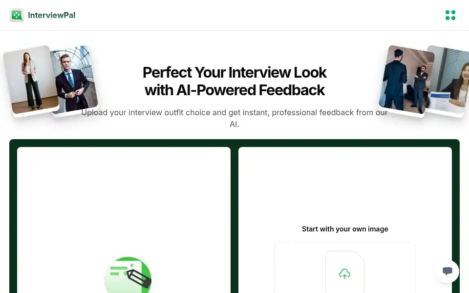Screenshot of interviewpal.com
