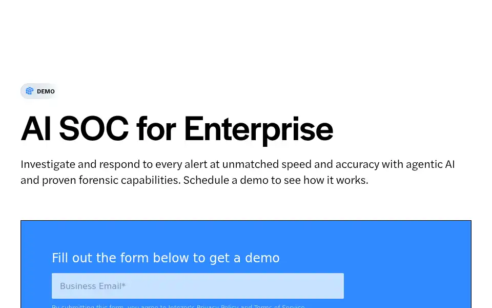 Screenshot of intezer.com