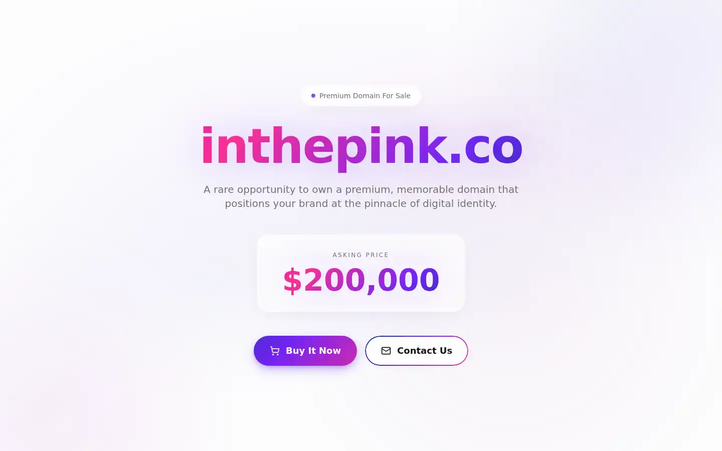 Screenshot of inthepink.co