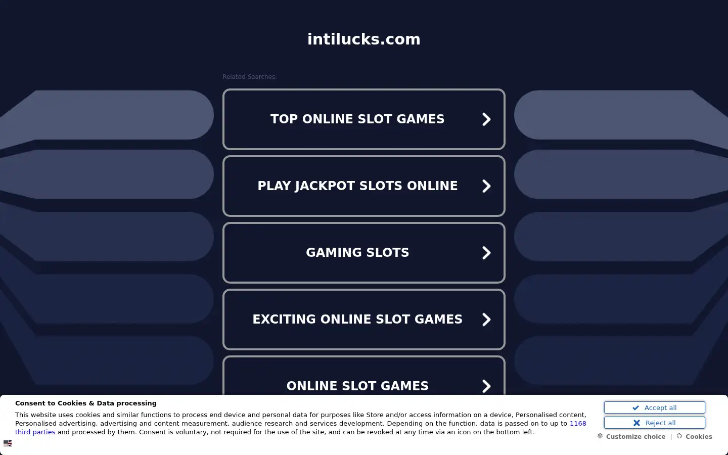 Screenshot of intilucks.com